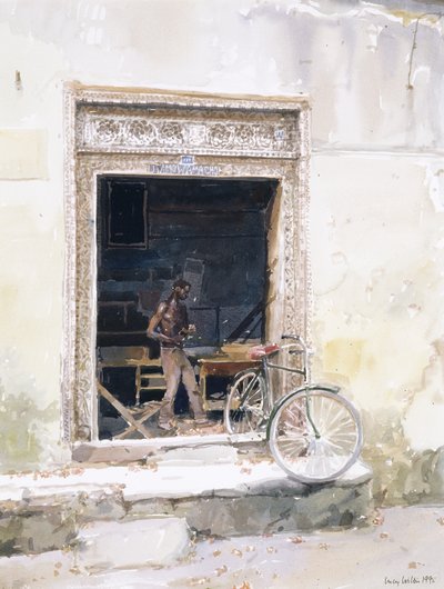 Dark Interior, Zanzibar, 1995 by Lucy Willis